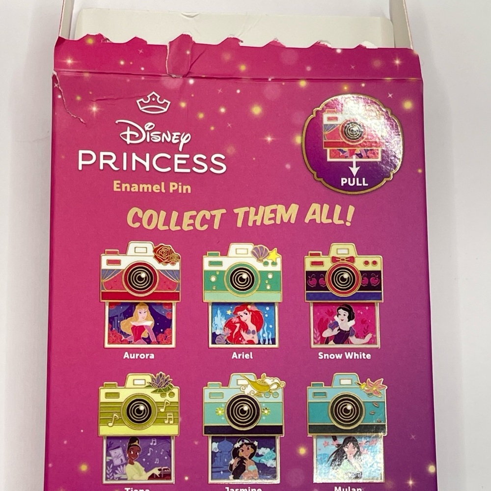 Disney Princess Camera Sliding Enamel Pin - BoxLunch Aurora Sleeping Beauty - Picture 6 of 6